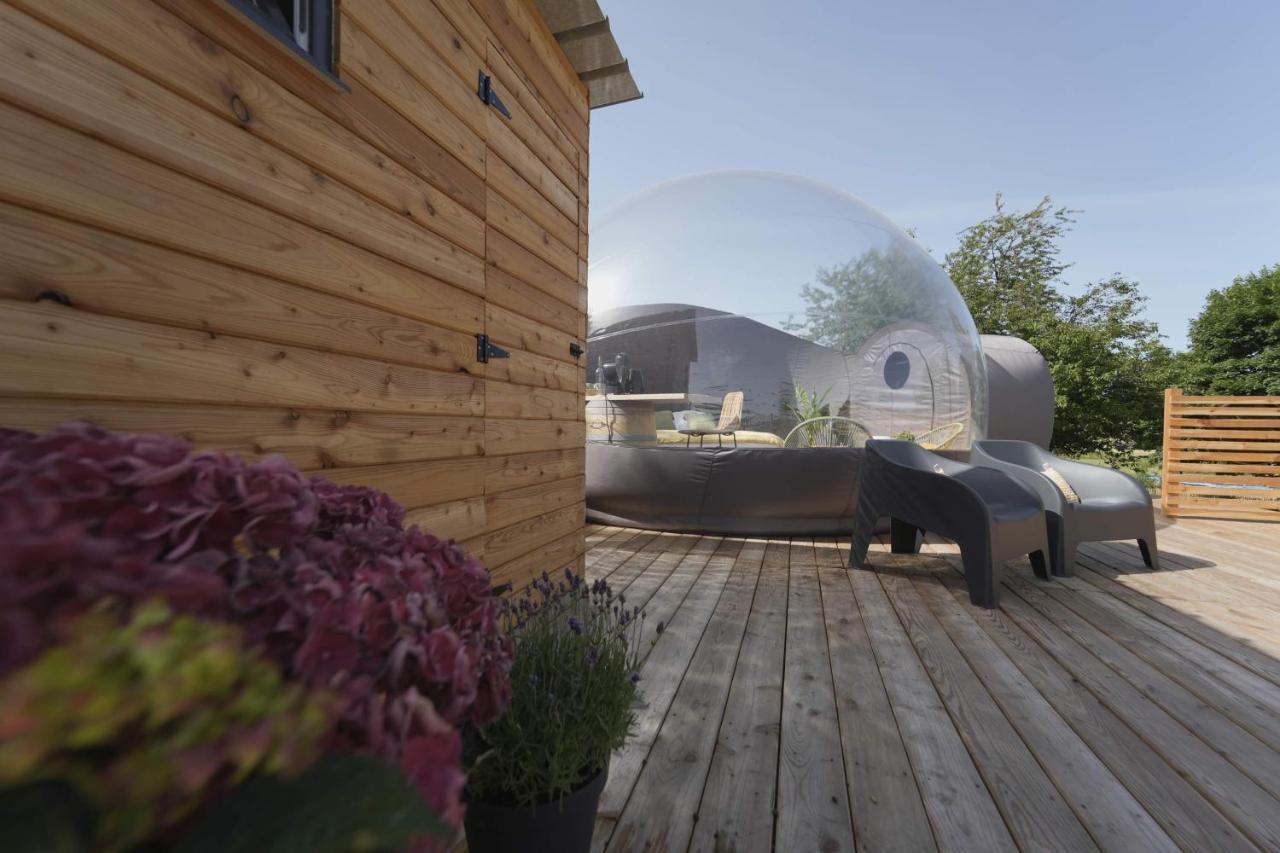 Bulles Odette & Ginette Et Tiny House Suzette "Au Guet Marais" Etape Insolite Paliseul Exterior foto