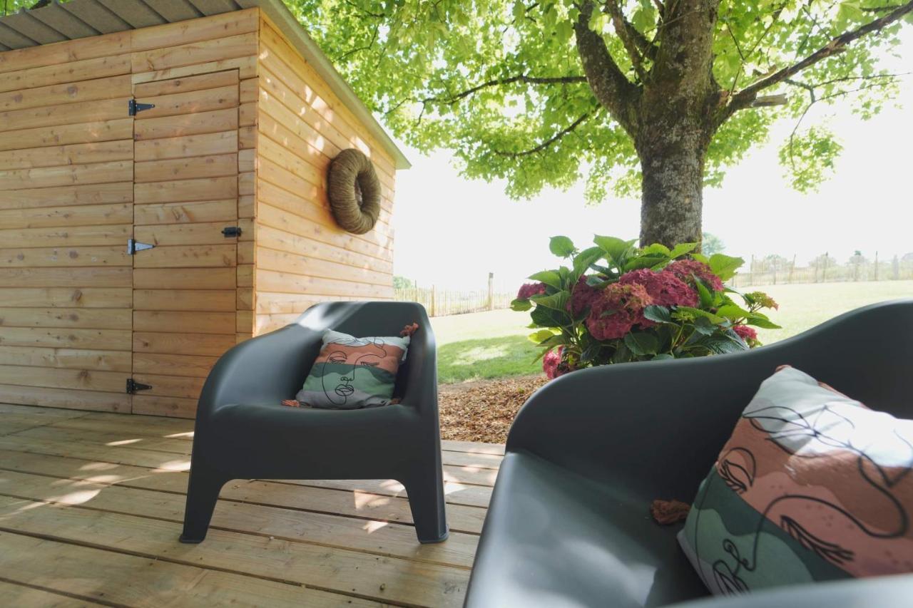 Bulles Odette & Ginette Et Tiny House Suzette "Au Guet Marais" Etape Insolite Paliseul Exterior foto